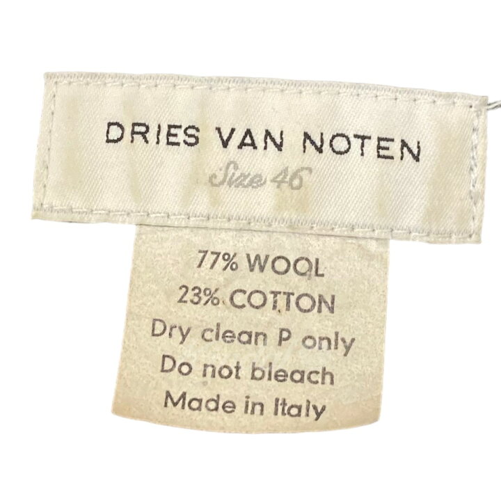 楽天市場】【中古】DRIES VAN NOTENジャケット ブラウン サイズ：46 