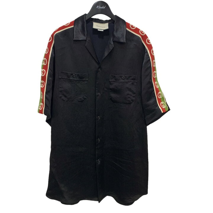 楽天市場】【中古】GUCCI「TAPED LOGO SILK VACATION SHIRT」テープ 