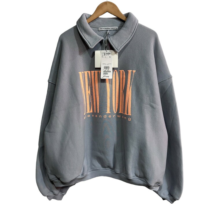 楽天市場】【中古】ALEXANDER WANG 23SS HALF ZIP SWEATSHIRT WITH NY  