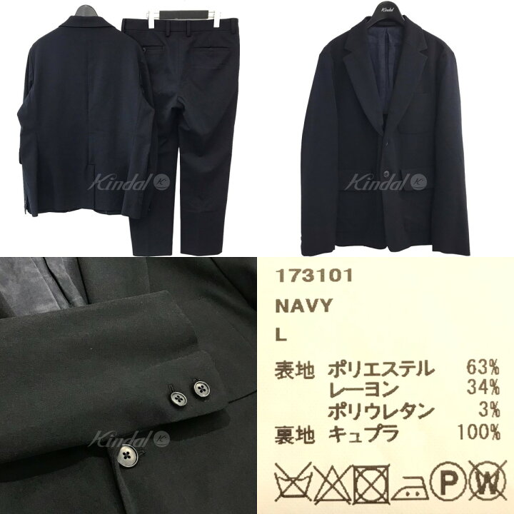 楽天市場】【中古】YAECA CONTEMPO セットアップ スーツ ネイビー 