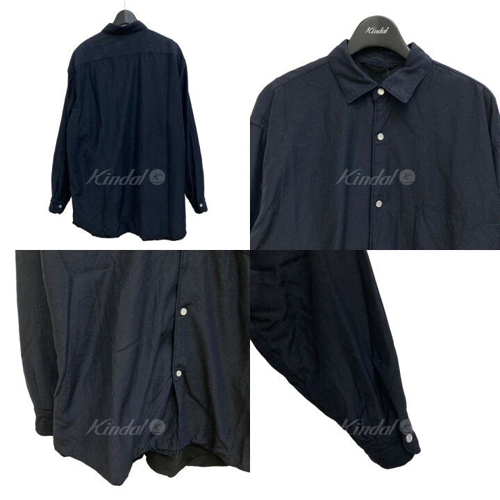 楽天市場】【中古】COMOLI ナイロンシルク中綿シャツジャケット シャツ 