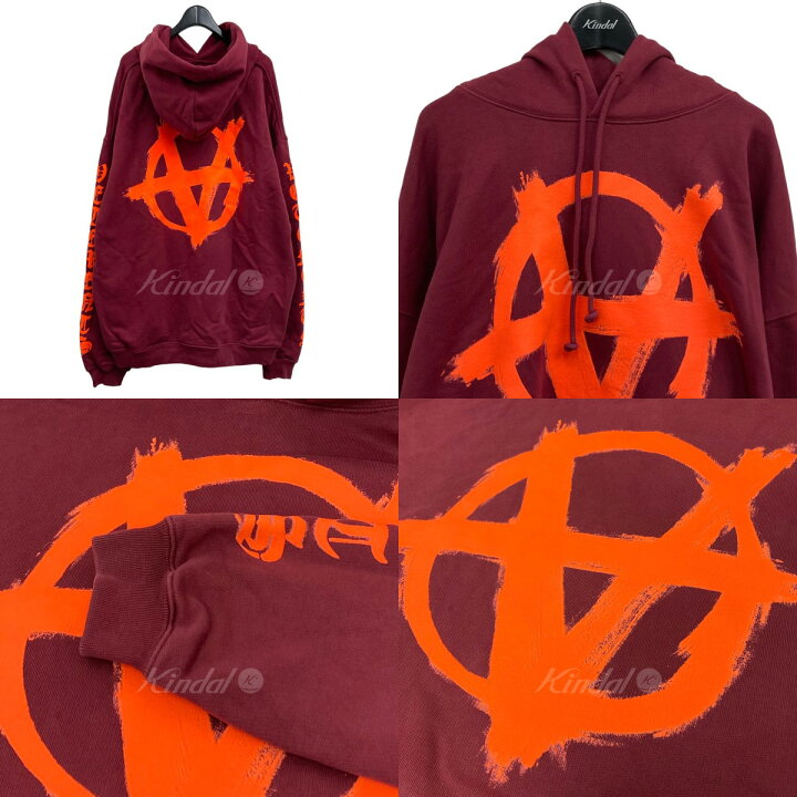 楽天市場】【中古】VETEMENTS アナーキープリントプルオーバーパーカー  