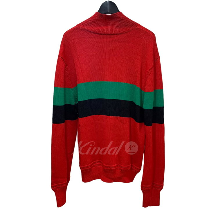 楽天市場】【中古】WALES BONNERドライバーズニット レッド【価格 