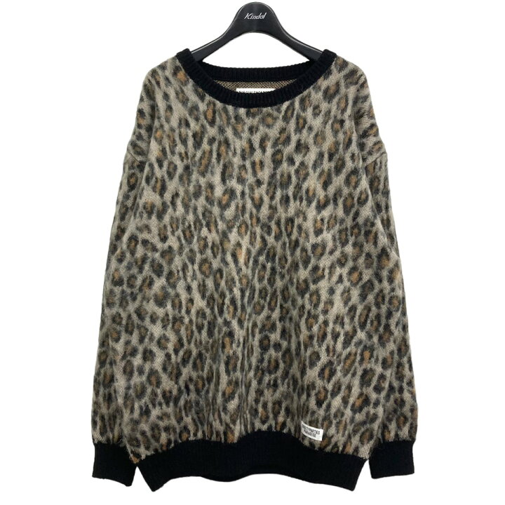 楽天市場】【中古】WACKO MARIA ｢LEOPARD MOHAIR CREW NECK SWEATER  