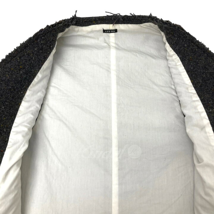 楽天市場】【中古】LES SIX カットオフベスト グレー 【180823 