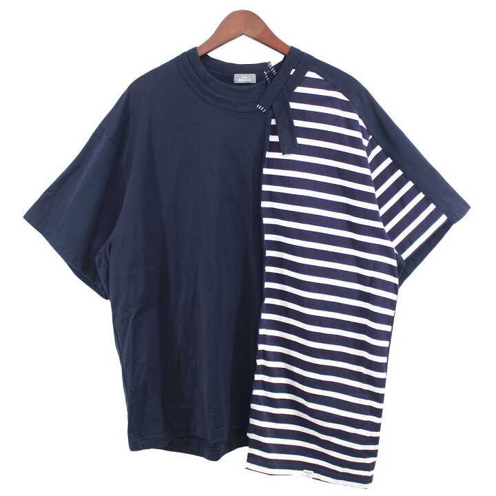 楽天市場】【中古】kolor BEACON 22AW ドッキング S／S TEE ボーダー 