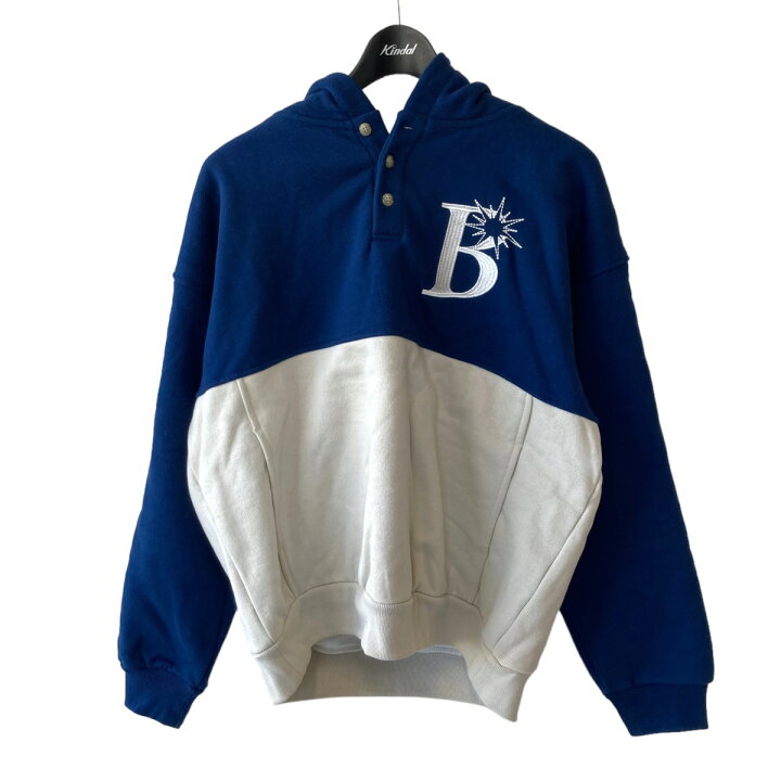 楽天市場】【中古】BoTT 22AW 2 Tone Pulover Hoodie ブルー×ホワイト 