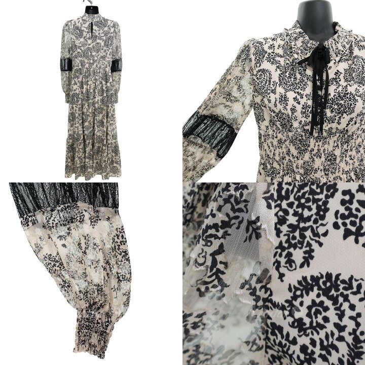 楽天市場】【中古】Her lip to 切替ワンピースWinter Floral Long  