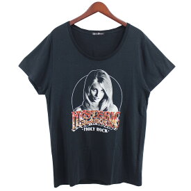 【中古】HYSTERIC GLAMOUR　ガール ロゴ シークイン HYS WOMAN SEQUIN ブラック サイズ：Free 【200823】（ヒステリックグラマー）