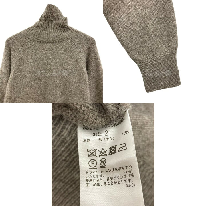 楽天市場】【中古】Phlannel 「WOOL YAK TURTLENECK KNIT 