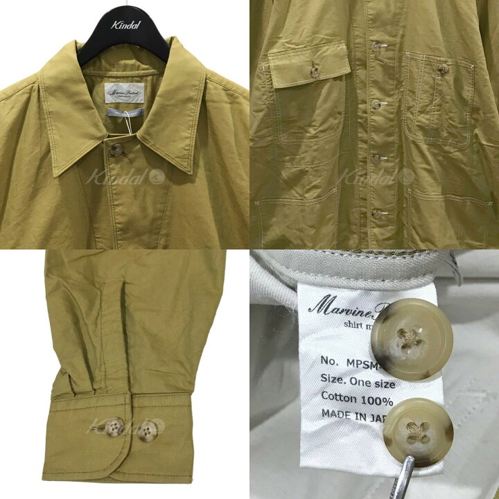 楽天市場】【中古】Marvine Pontiak shirt makersカバーオールシャツ 