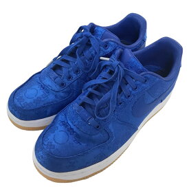 【中古】CLOT×NIKE｢AIR FORCE 1 PRM ／ CLOT｣スニーカー ゲームロイヤル×ホワイト サイズ：26cm【価格見直し】