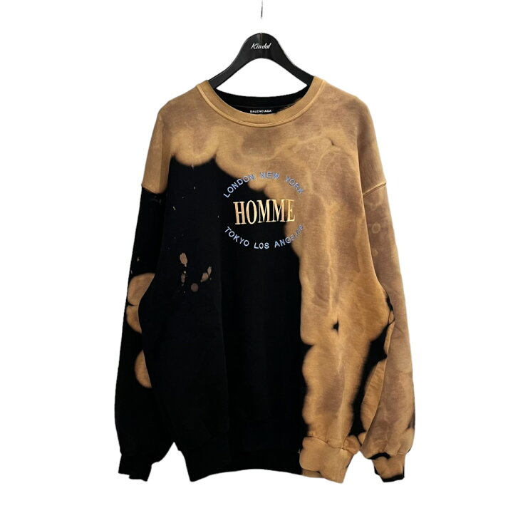 楽天市場】【中古】BALENCIAGA17AW Oversize Bleach Homme Sweater 