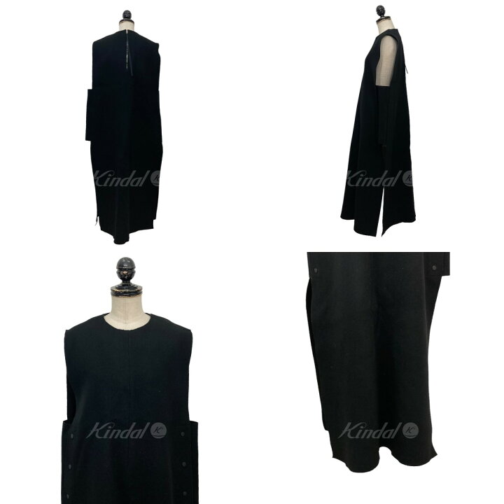 楽天市場】【中古】HYKE MELTON SLEEVELESS DRESS メルトンスリーブ  
