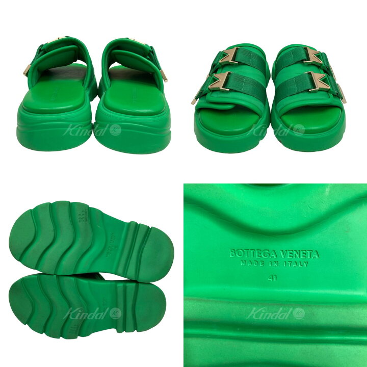 楽天市場】【中古】BOTTEGA VENETAFLASH SANDAL サンダル グリーン 