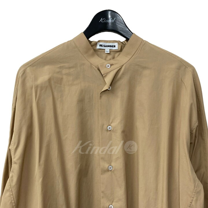 楽天市場】【中古】JIL SANDERバンドカラーシャツ ベージュ サイズ：37  