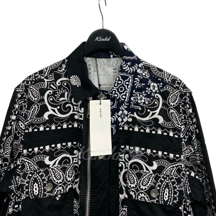 楽天市場】【中古】sacai ペイズリーバンダナシャツジャケット 