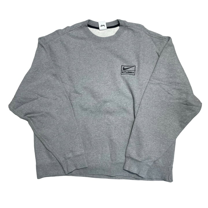 楽天市場】【中古】Stussy ×NIKE U Nrg Crew Fleece スウェット グレー  