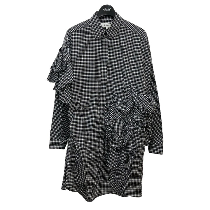 楽天市場】【中古】ENFOLD コットン アシンメトリーフリル ロング 