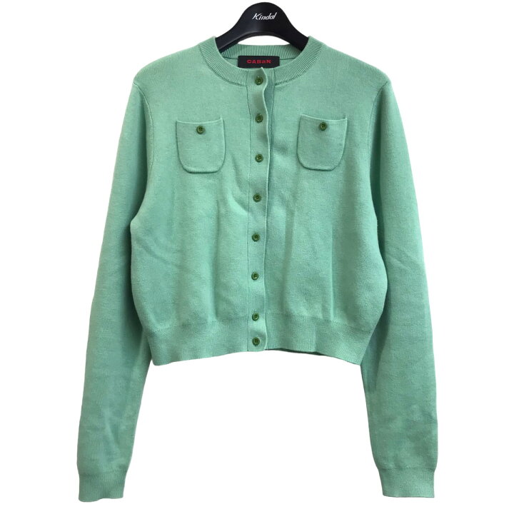 楽天市場】【中古】CABaN コットンカシミヤ クルーネックカーディガン  