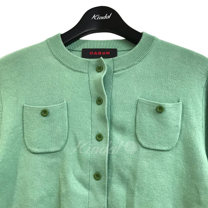 楽天市場】【中古】CABaN コットンカシミヤ クルーネックカーディガン  