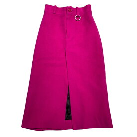 【中古】BALENCIAGAタイトスカート ショッキングピンク サイズ：34