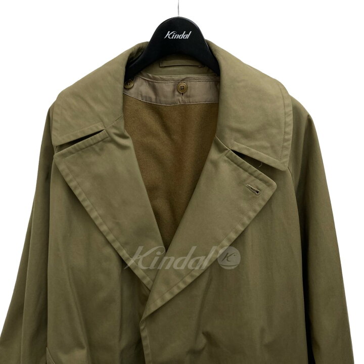 楽天市場】【中古】COMOLI コットンギャバタイロッケンコート カーキ 