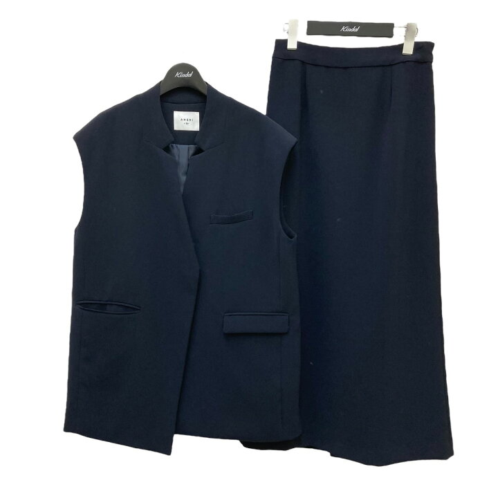 楽天市場】【中古】AMERI OTONA WRAP VEST SET UP DRESS 02110551233  