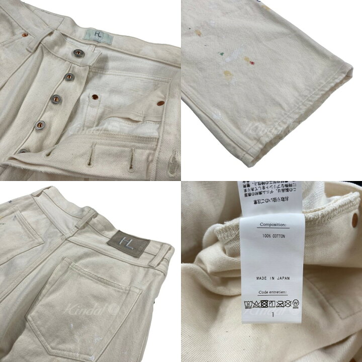 楽天市場】【中古】HERILL「HL Denim Splash Tuck 4PK」 ボタンフライ 