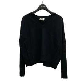 【中古】ACNE STUDIOS　CALLA MERINO Vネックニット ブラック サイズ：S 【260823】（アクネストゥディオズ）