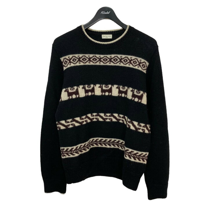 楽天市場】【中古】DRIES VAN NOTEN 17AW インターシャ ニット  