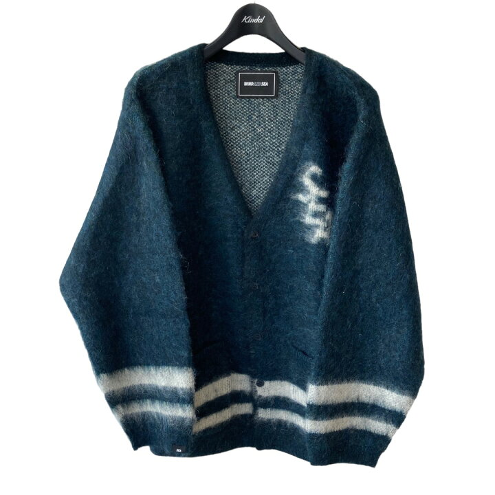 楽天市場】【中古】WIND AND SEA モヘア カーディガン ダークグリーン  