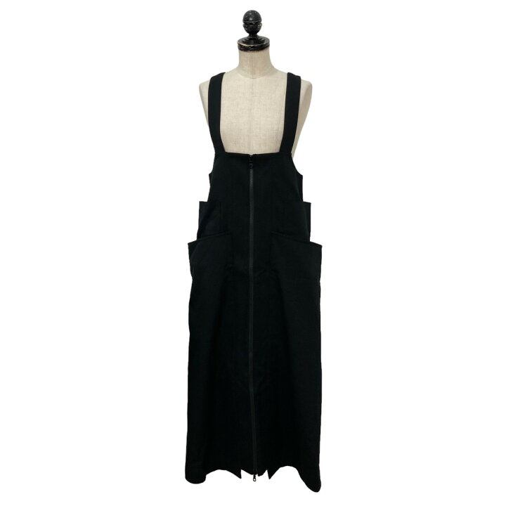 楽天市場】【中古】nagonstans 22AW big-pockets strap skirt ブラック 