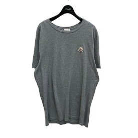 【中古】MONCLER　MAGLIA T-SHIRT 半袖Tシャツ G20918C00055 829H8 グレー サイズ：L 【280823】（モンクレール）