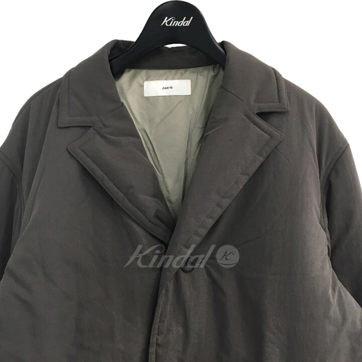 楽天市場】【中古】JIAN YE中綿ダブルジャケット グレー サイズ：M 
