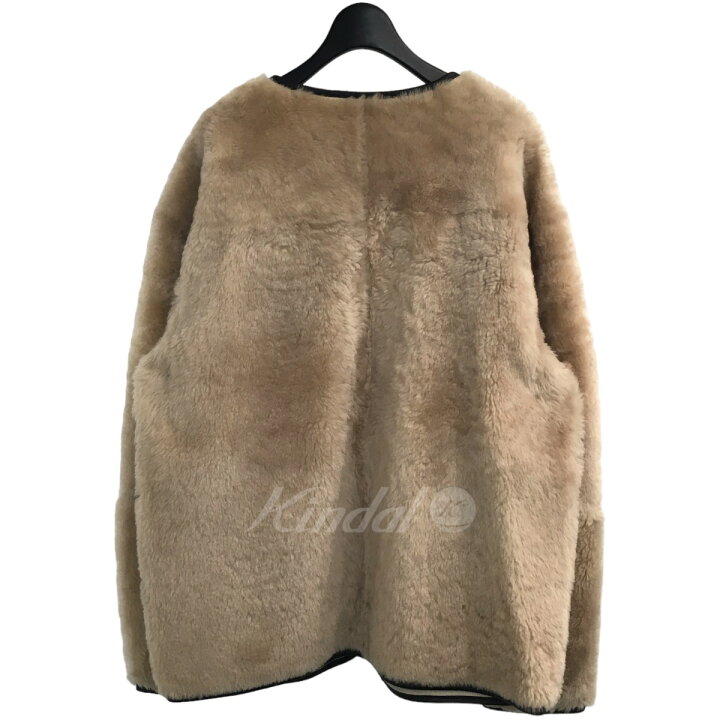 楽天市場】【中古】FORSOMEONE ムートンライナージャケット ベージュ 