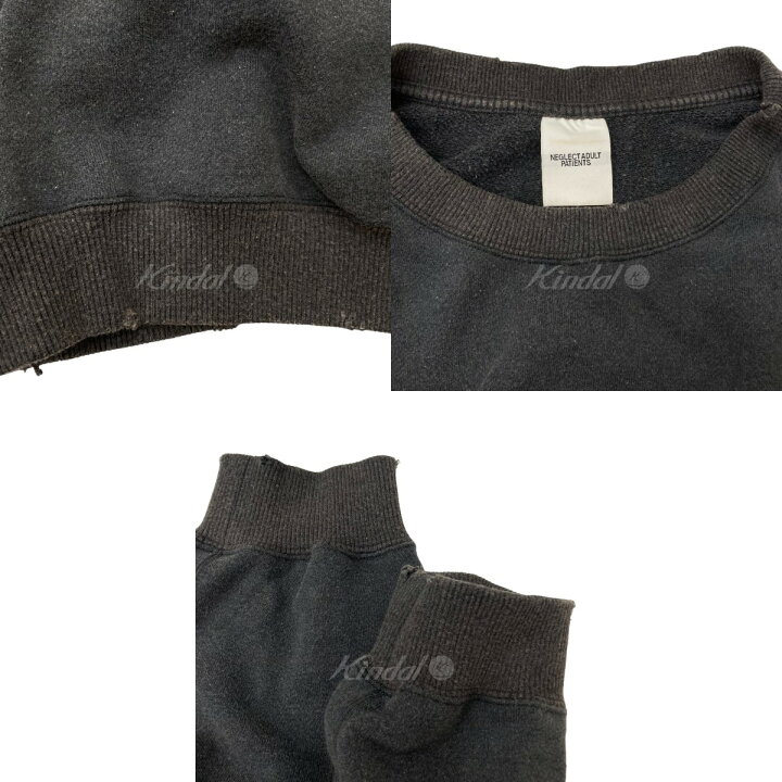 楽天市場】【中古】NEGLECT ADULT PATiENTSUSED加工 スウェット グレー 
