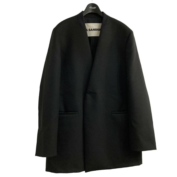 楽天市場】【中古】JIL SANDERノーカラージャケット ブラック サイズ 