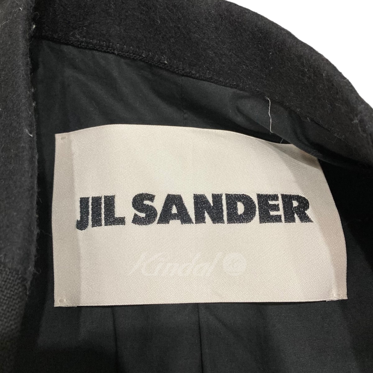 楽天市場】【中古】JIL SANDER ノーカラージャケット ブラック サイズ 