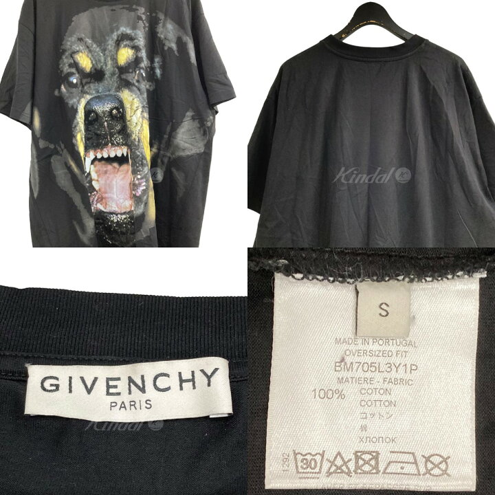楽天市場】【中古】GIVENCHY ロットワイラーTシャツ ブラック サイズ 