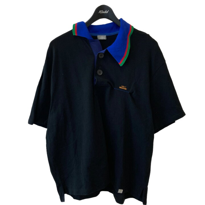楽天市場】【中古】kolor BEACON 23SS 鹿の子 ポロシャツ ブラック 