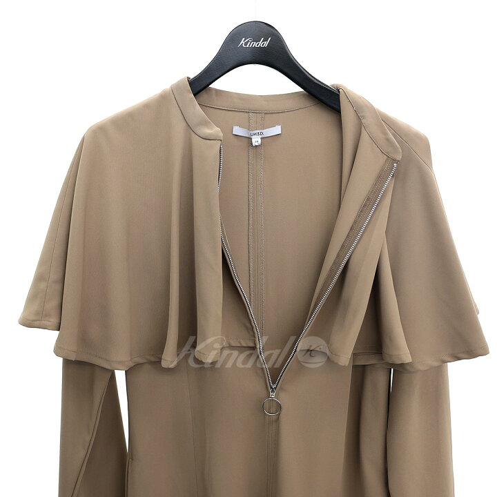 楽天市場】【中古】UN3D．スリーブドッキングケープワンピース 