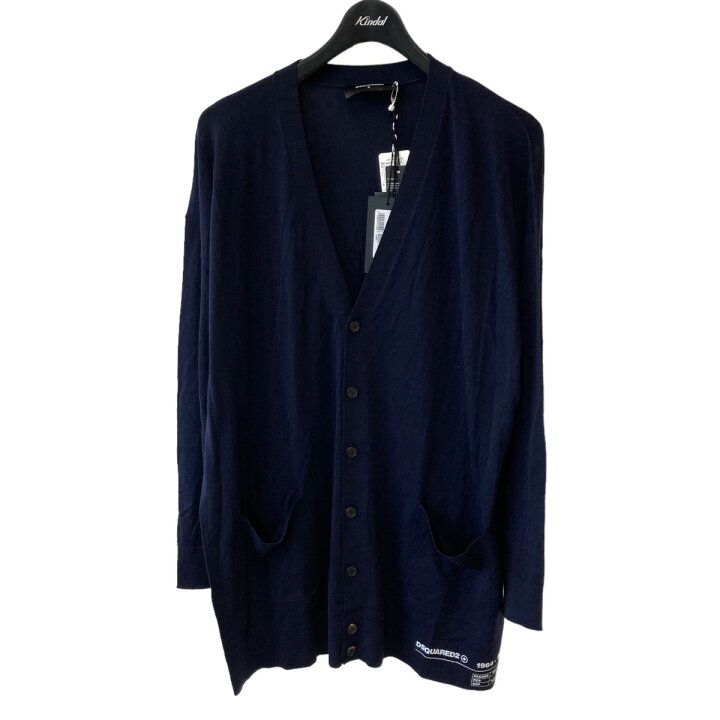 楽天市場】【中古】DSQUARED2 21AW ニット カーディガン ネイビー 