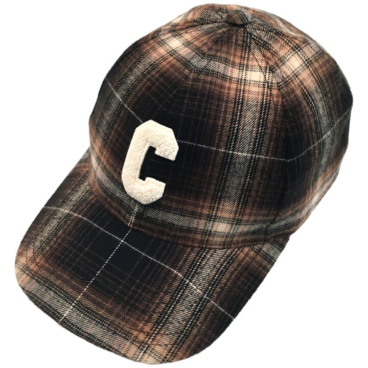 楽天市場】【中古】CELINE イニシャル チェックキャップ／コットン  