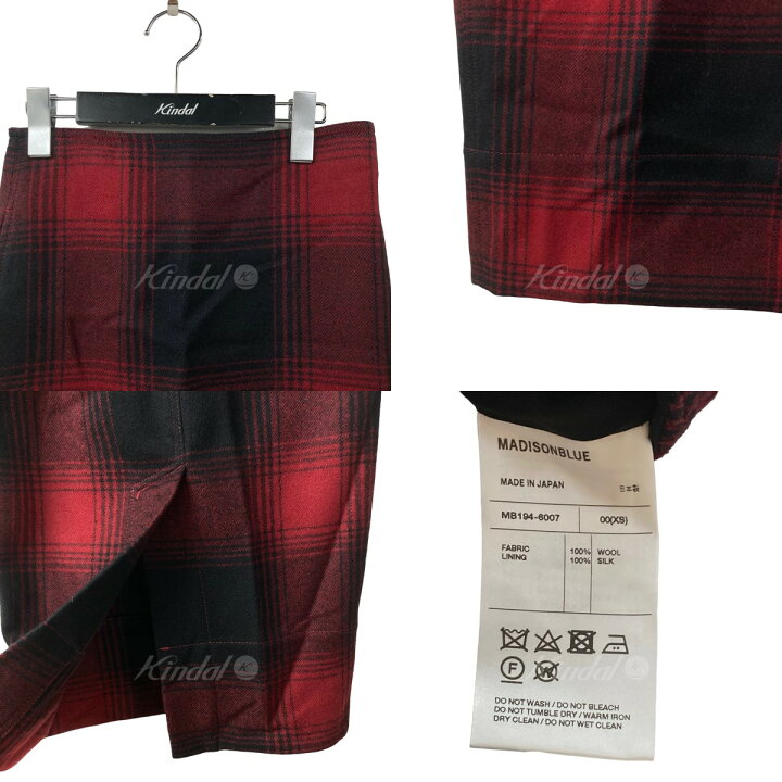 楽天市場】【中古】MADISON BLUE SOFIE TIGHT SKIRT CHECK MELTON 