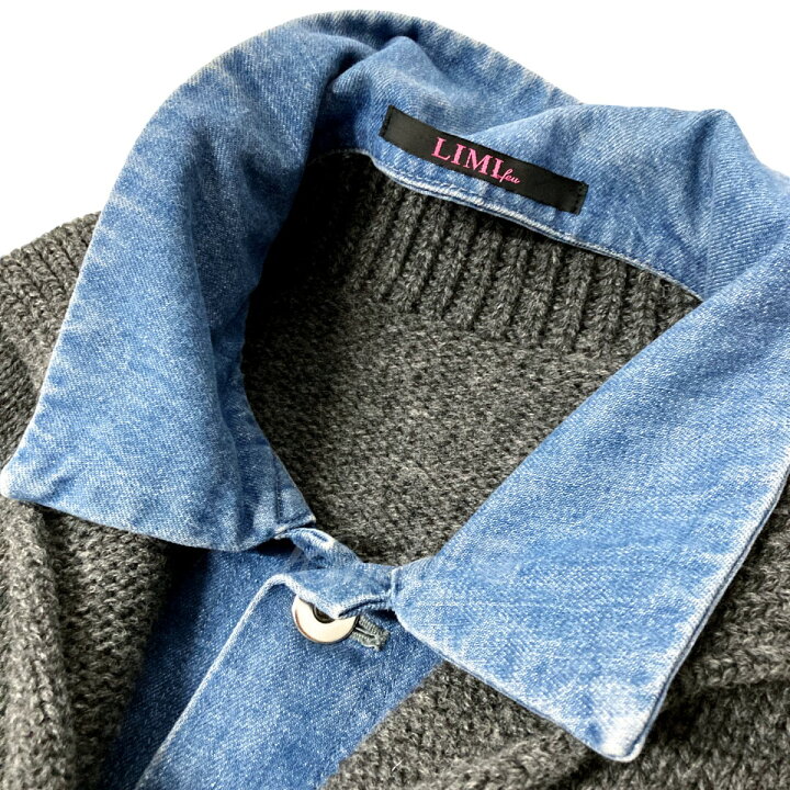 楽天市場】【中古】LIMI feu ドッキングニットジャケット LR-J26-807 