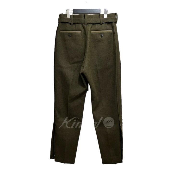 楽天市場】【中古】sacai22AW｢Wool Melton Pants｣ウールメルトンパンツ 