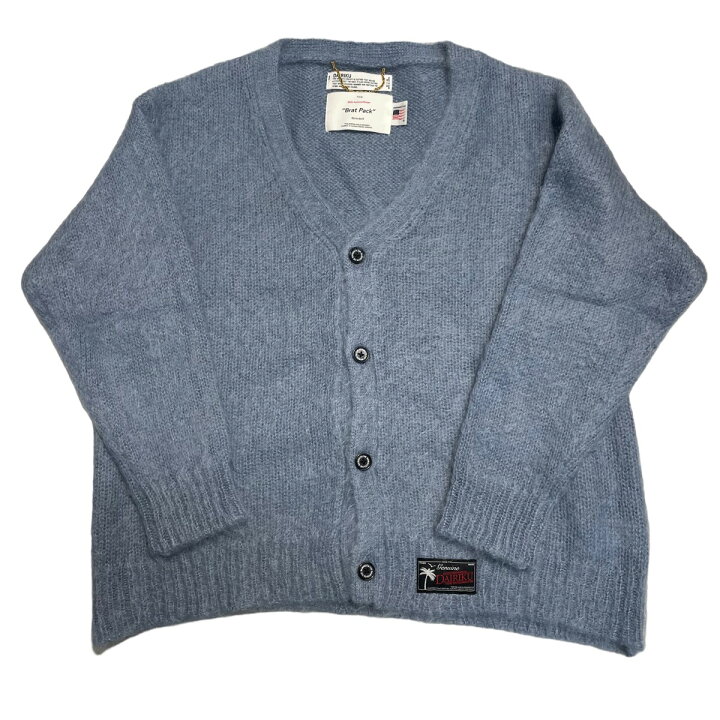 楽天市場】【中古】DAIRIKU ニットカーディガン ブルー サイズ：Free  