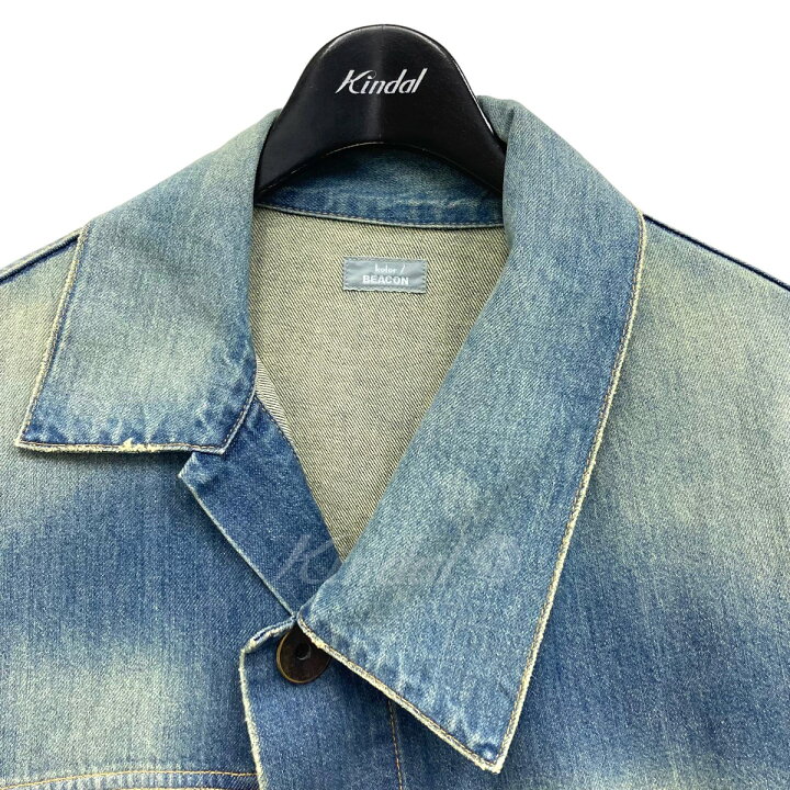 楽天市場】【中古】kolor BEACON2023SS デニムジャケット インディゴ 