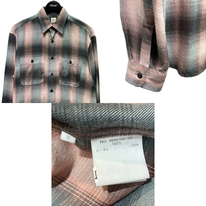 楽天市場】【中古】Ron Herman 22AW Brushed Plaid SHIRT L／Sチェック 
